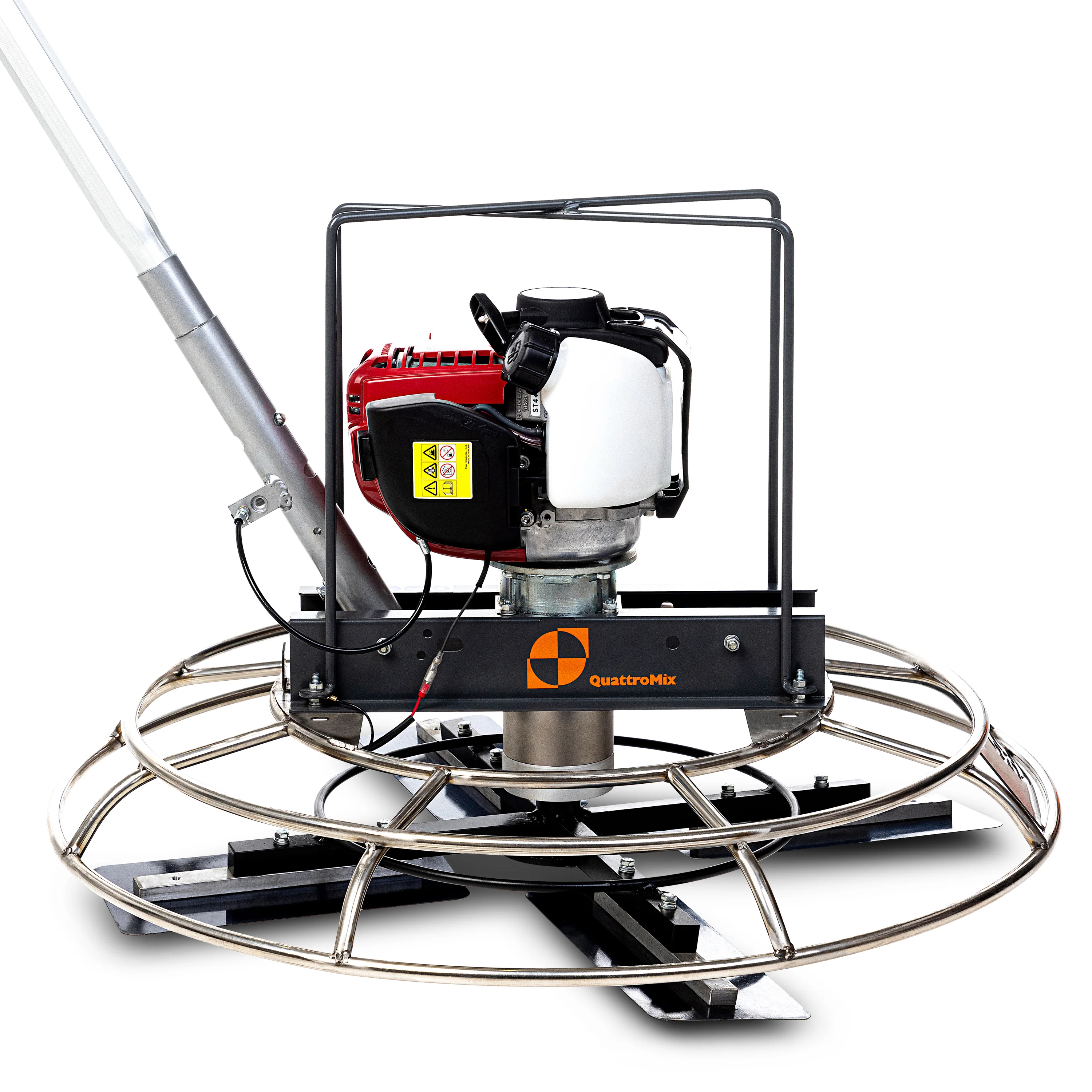 QUATTROMIX - 28″ Resin Bound Power Pole Trowel 19KG - Honda - Image 6