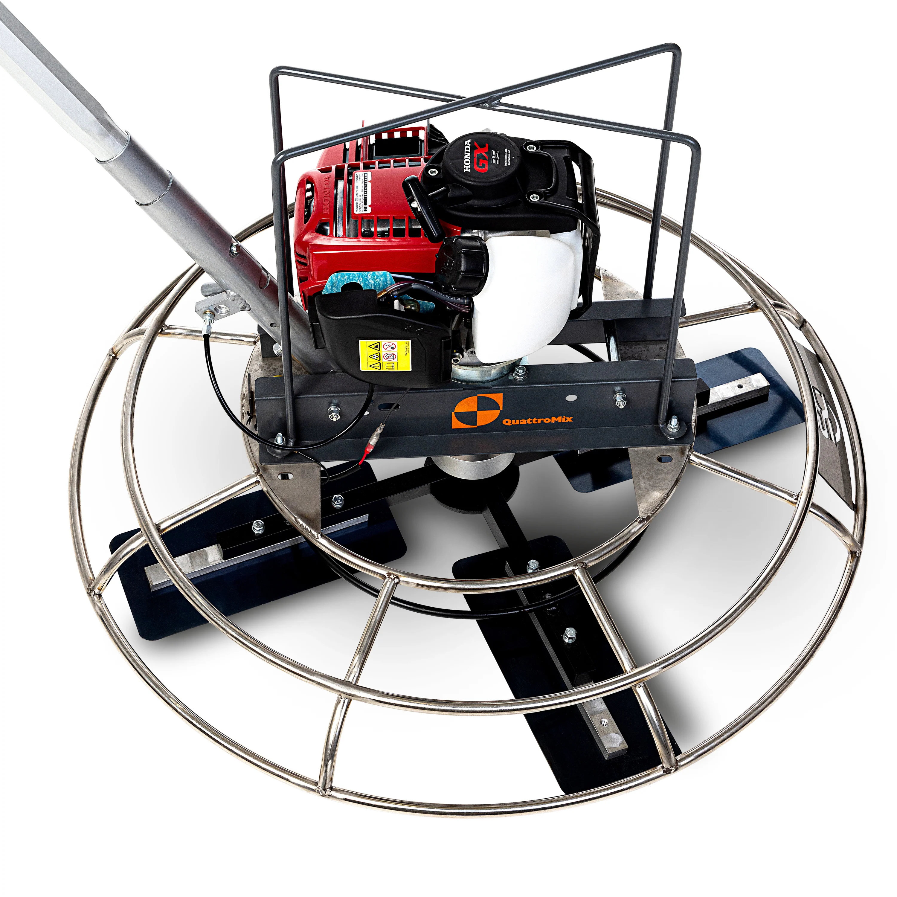 QUATTROMIX - 28″ Resin Bound Power Pole Trowel 19KG - Honda - Image 7
