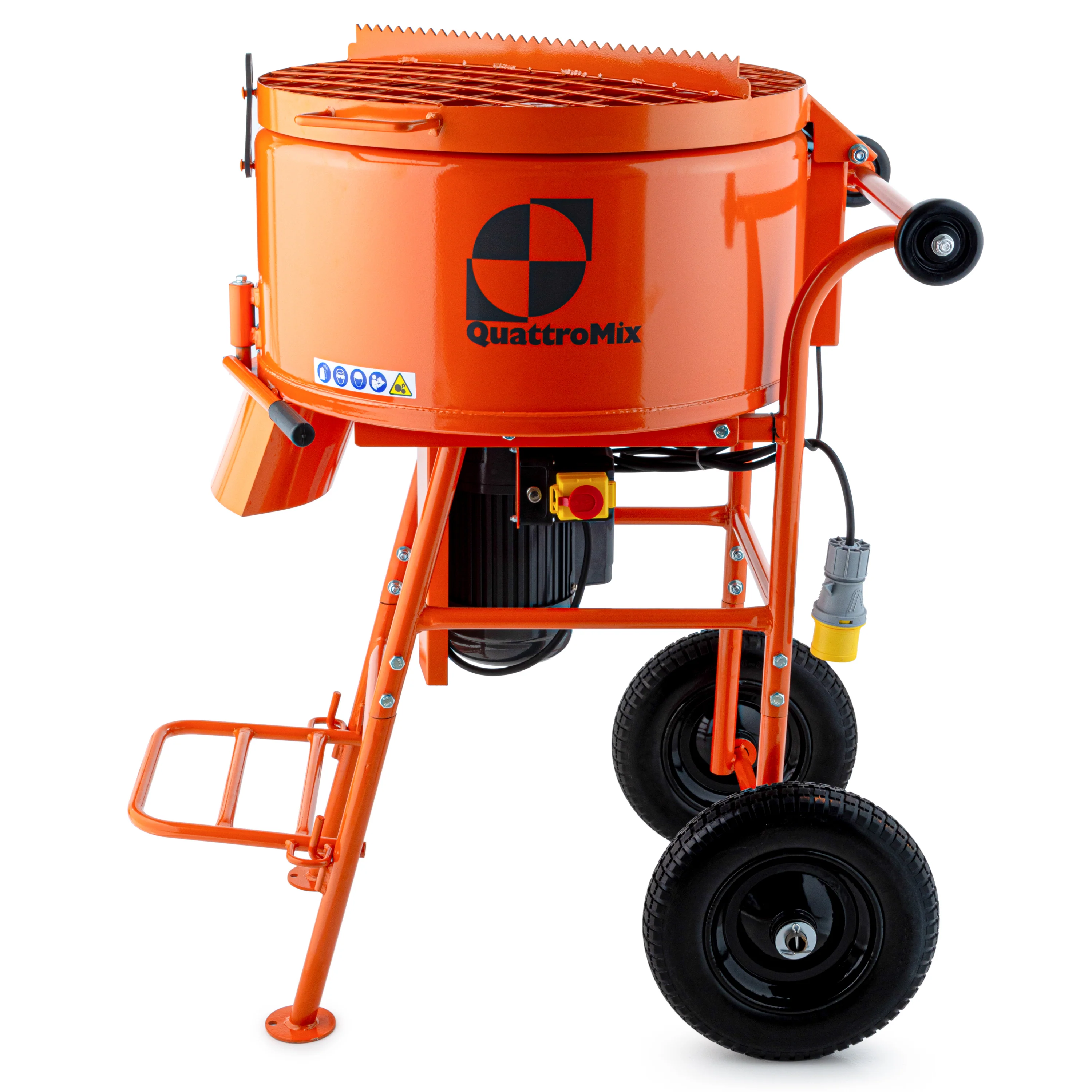 QUATTROMIX 4-Bag Forced Action Mixer - Resin Bound Mixer - 110v / 240v - Image 11
