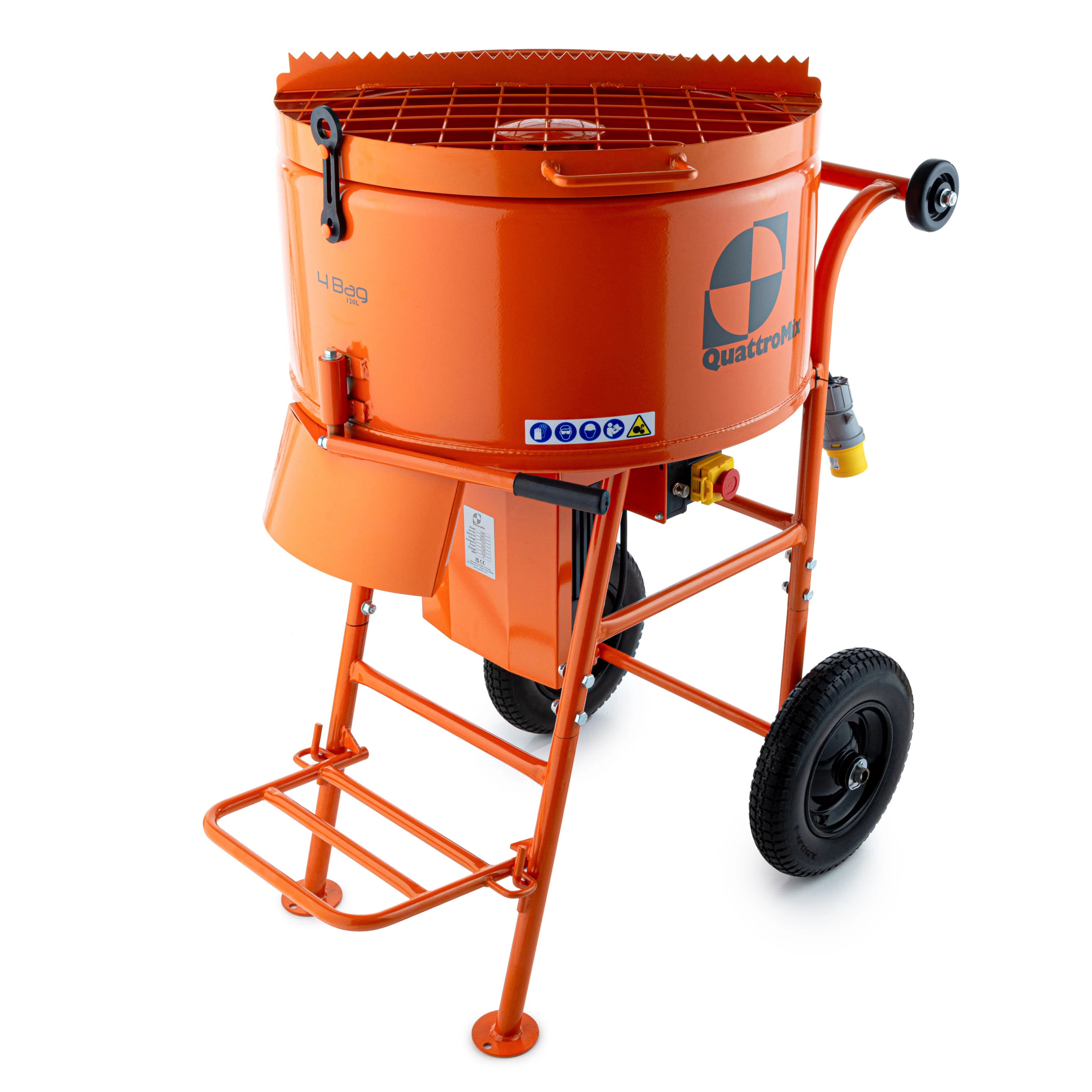 QUATTROMIX 4-Bag Forced Action Mixer - Resin Bound Mixer - 110v / 240v - Image 7