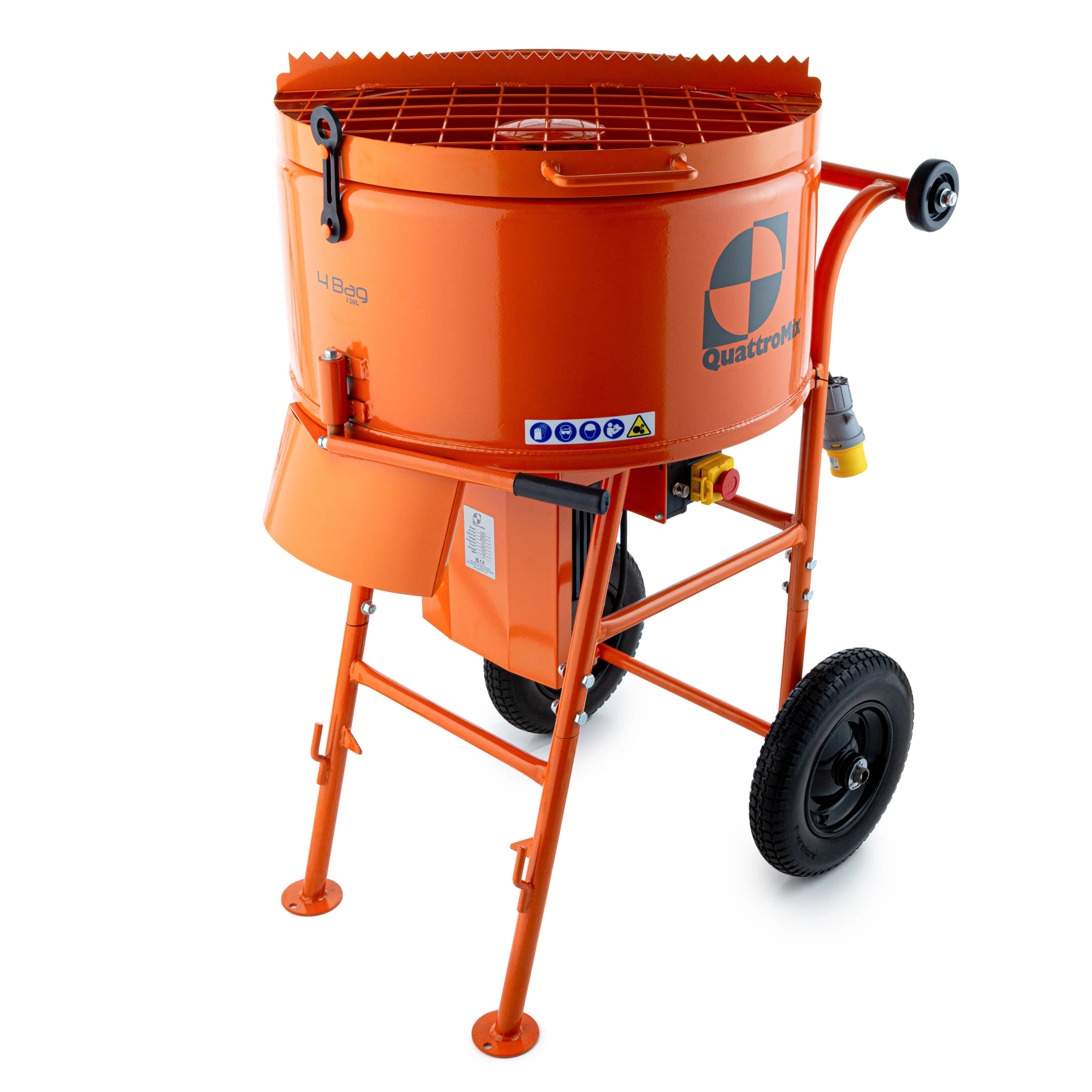QUATTROMIX 4-Bag Forced Action Mixer - Resin Bound Mixer - 110v / 240v - Image 8